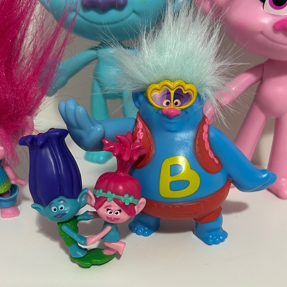 Colorful Trolls Toy Set - Picture 2 of 8